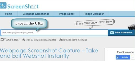take Webpage Screenshot