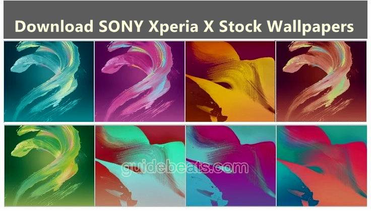 SONY Xperia X Stock Wallpapers