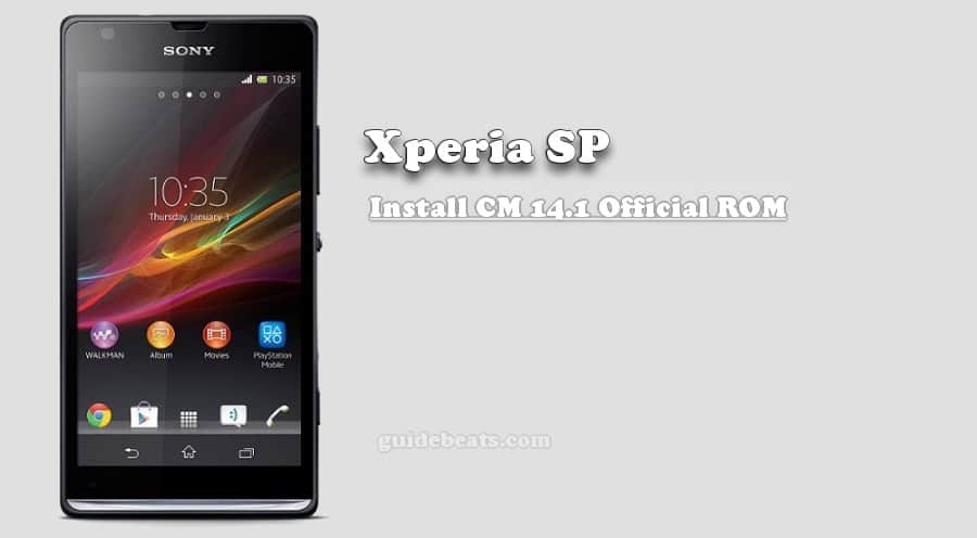 Install Xperia SP CM 14.1 Official ROM