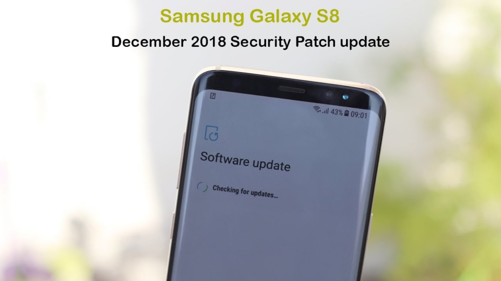  Install G950FXXS4CRL7 December 2018 Security Patch On Samsung Galaxy S8